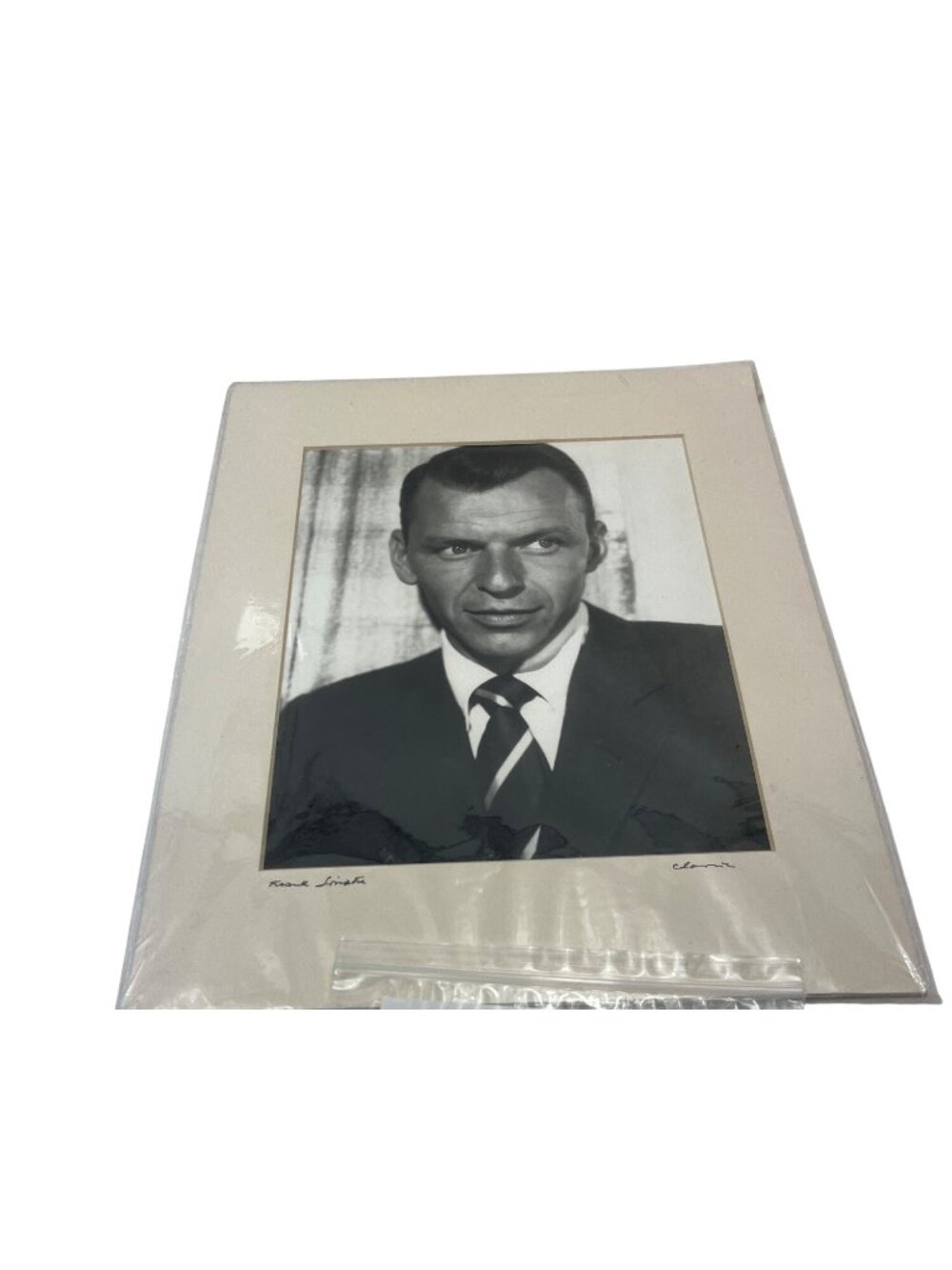 Frank Sinatra Black & White Signed Print Photo By Classic Images Photography